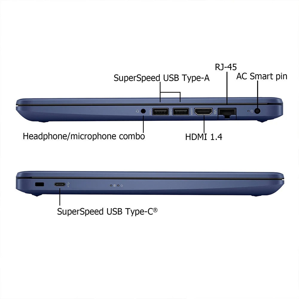 HP Newest 14" Business Laptop,Ultral Light Laptop,Intel Celeron N4120,16GB RAM,64GB eMMC,1 Year Office 365,Win 11 S,Royal Blue