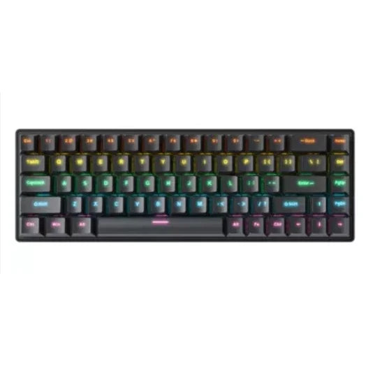 Gamer/Office Keyboard With Wire RGB LED Illuminated With 68 Mechanical Keyboards
