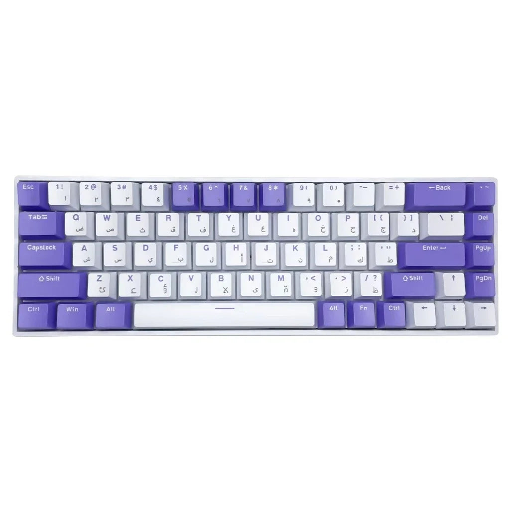 Gamer/Office Keyboard With Wire RGB LED Illuminated With 68 Mechanical Keyboards