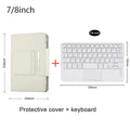 Touchpad Wireless Bluetooth Keyboard With Leather Case for iPad Tablet Phone Universal Portable Mini Wireless Bluetooth Keyboard
