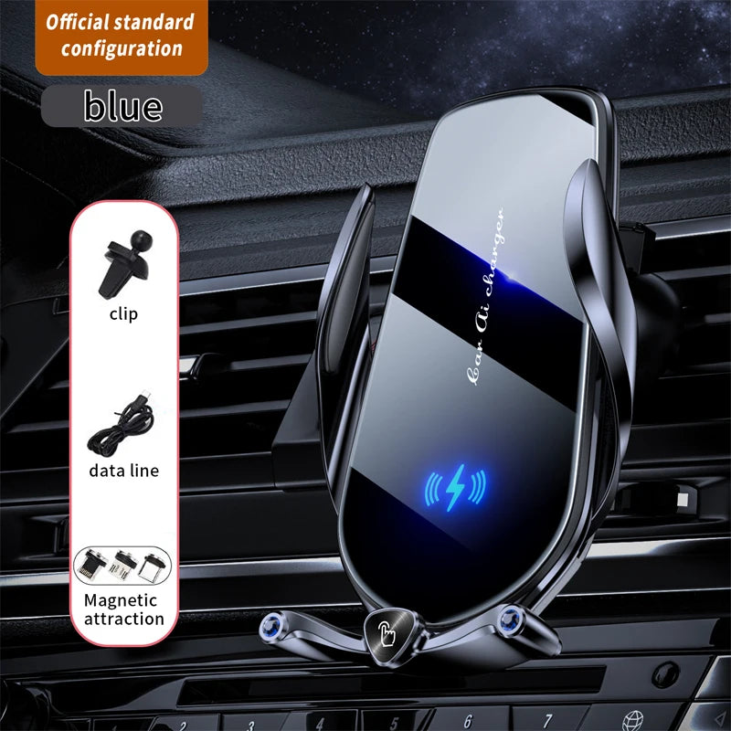 100W Wireless Car Charger Magnetic Car Phone Holder For iPhone 11 12 13 14 15 Pro Xiaomi Samsung Fast Charging Wireless Chargers