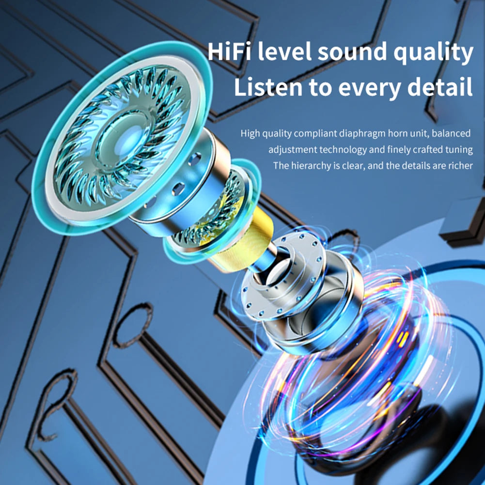 AX11 Bone Conduction Wireless Headphones IPX5 Waterproof Single Ear Clip Earphones Bluetooth Sport Gamer Headset With Mic Earbud