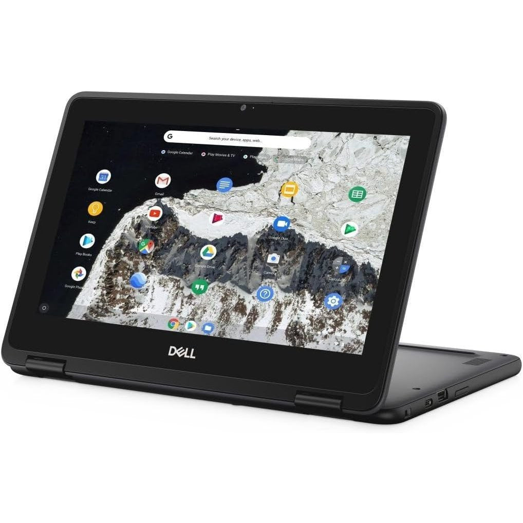 Refurbished Dell Chromebook 11 3100 2-in-1 11.6" Touchscreen Laptop Computer, Celeron N4000, 4GB RAM, 32GB eMMC, Type-C, Chrome OS