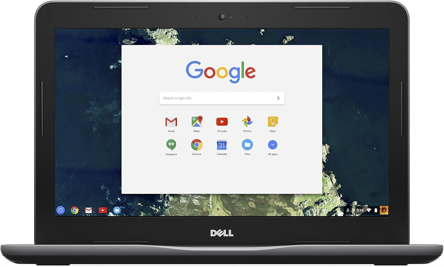 Dell Chromebook 13 3380 13.3-Inch Touchscreen Laptop Intel Celeron C3855 32GB SSD 4GB RAM