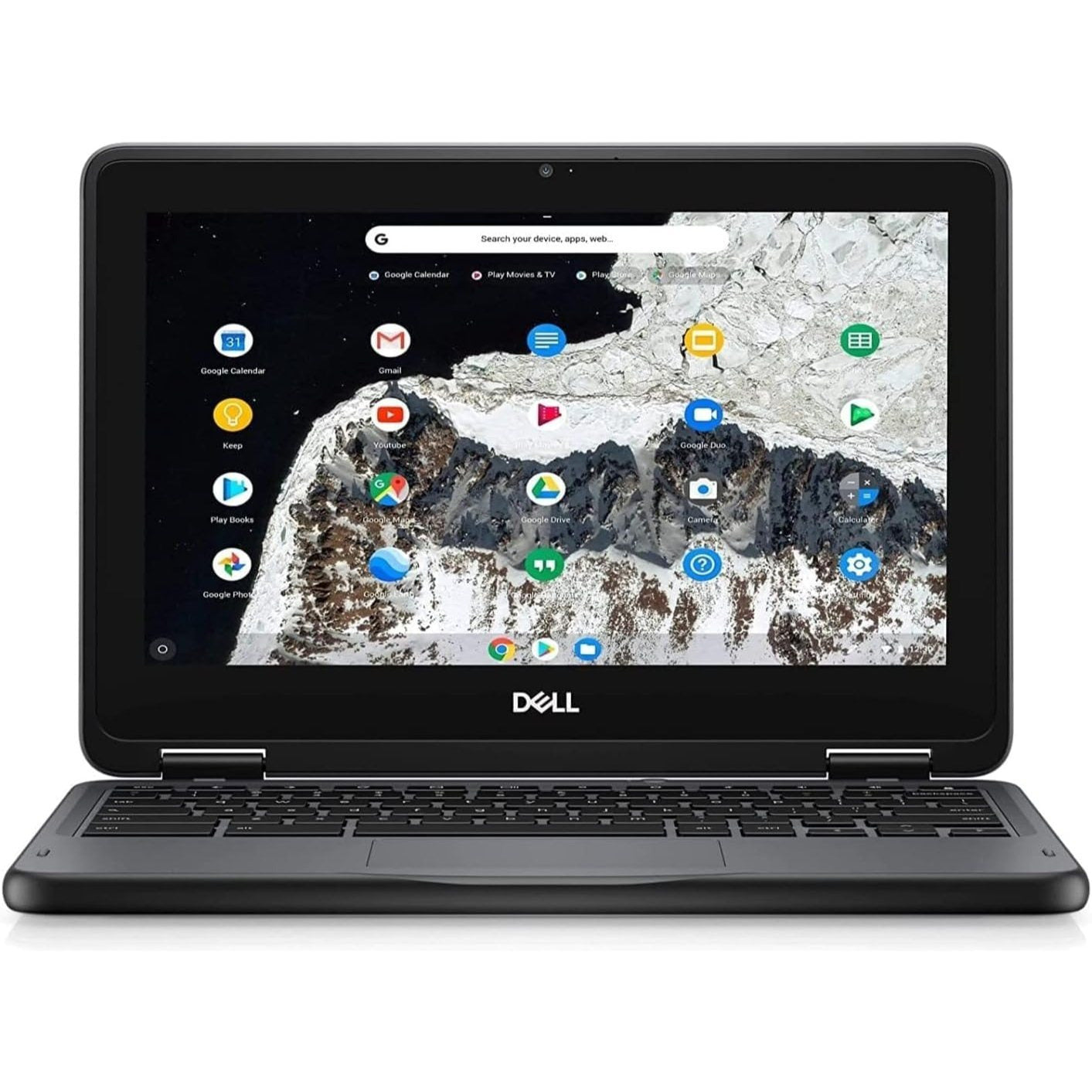 Refurbished Dell Chromebook 11 3100 2-in-1 11.6" Touchscreen Laptop Computer, Celeron N4000, 4GB RAM, 32GB eMMC, Type-C, Chrome OS